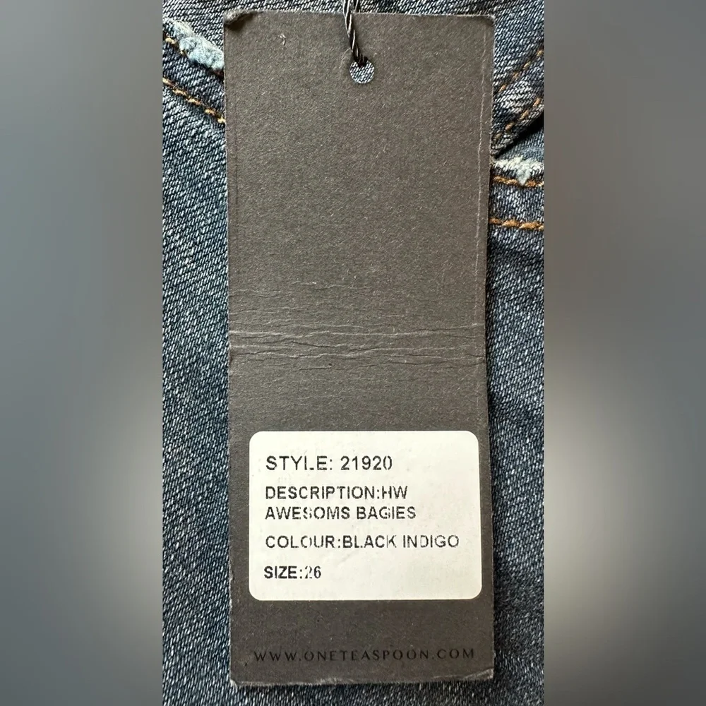 One Teaspoon High-Waist Awesome Baggies Jeans - NWT